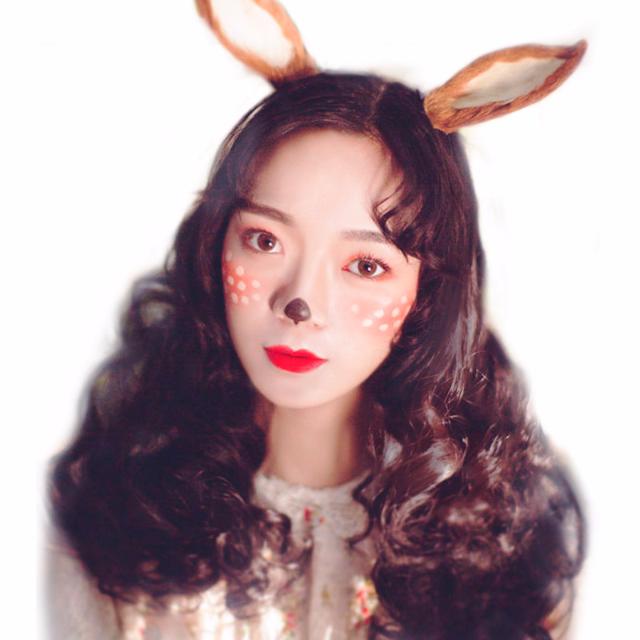 圣诞可爱小鹿妆